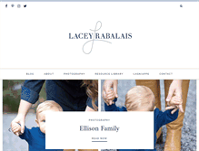 Tablet Screenshot of laceyrabalais.com